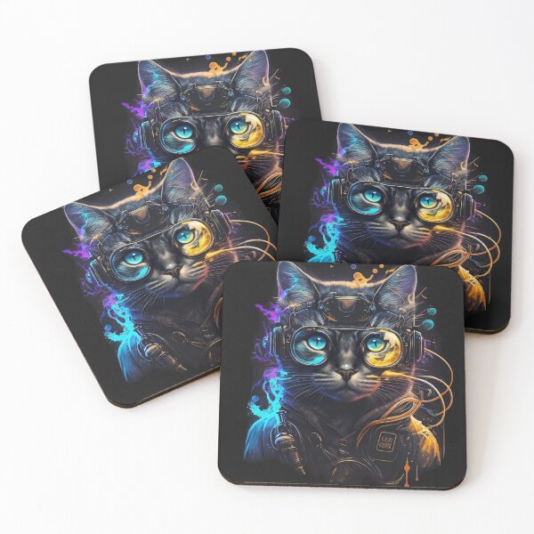Item preview, Cyber Technician Cat designed and sold by mukraker.