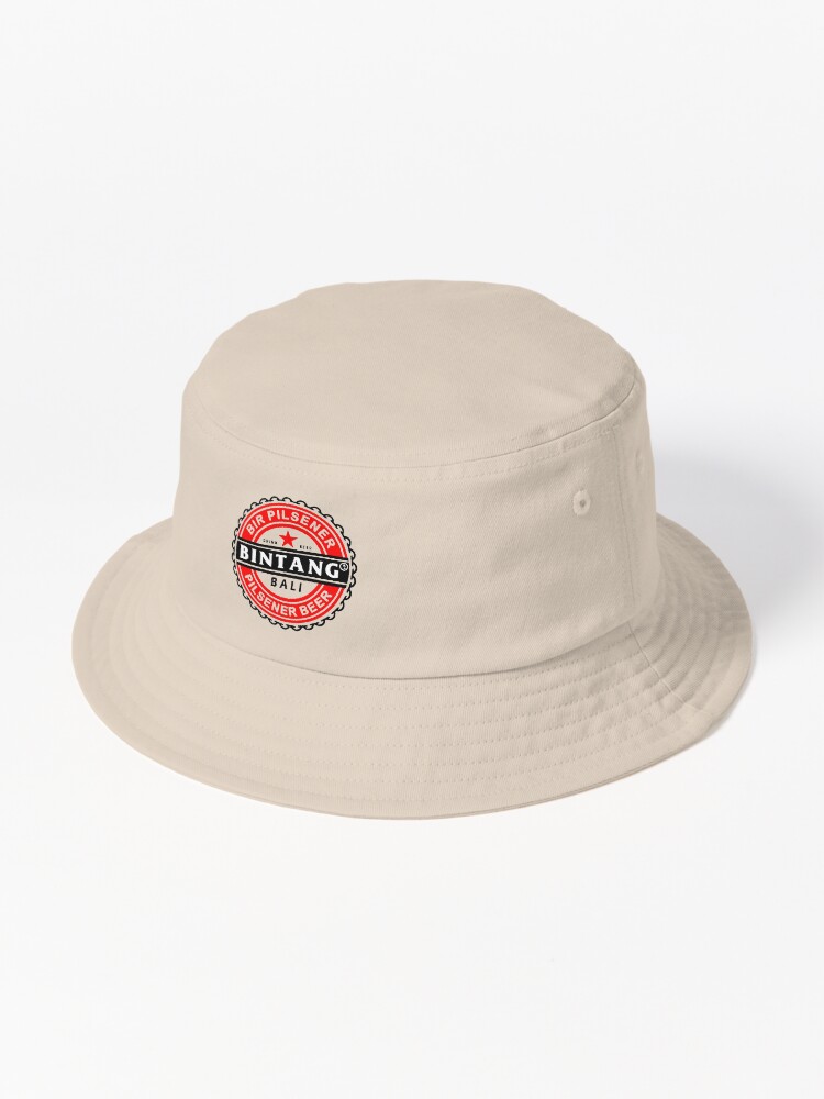 Bali Cotton Canvas Bucket Hat Bintang Bali Beer Balinese Souvenir