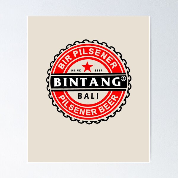 Aperçu de l'œuvre Bintang Bali Bière Souvenir Balinais créée et vendue par Izoberu.
