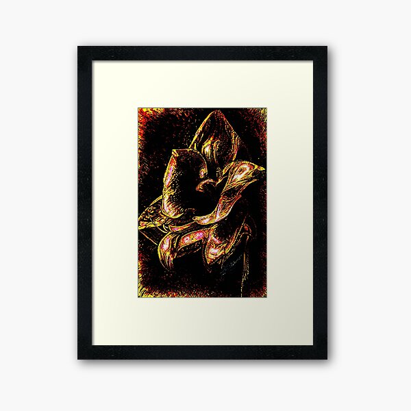 Easter Amaryllis in Contrast  Framed Art Print
