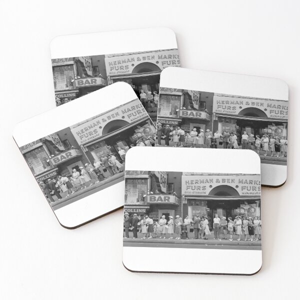 Item preview, Rush Hour Bus Queue - Detroit 1942 designed and sold by Daniel Hagerman.