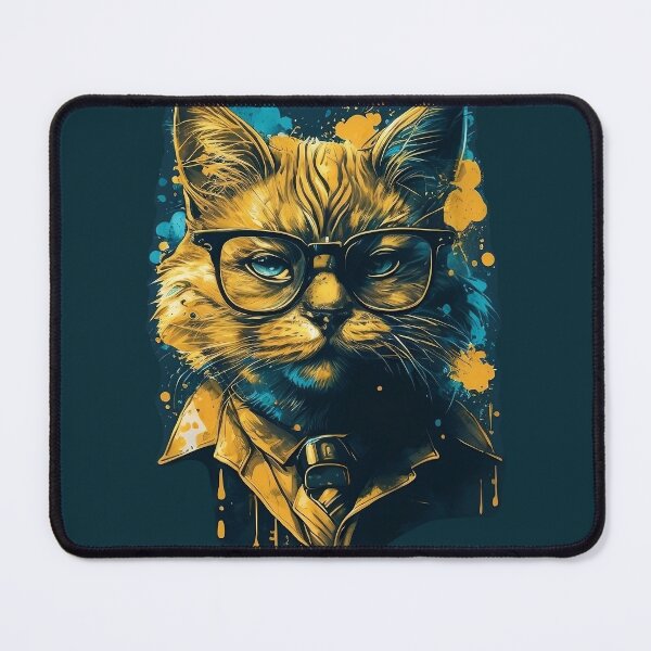 Item preview, Cyber Security Cat designed and sold by mukraker.