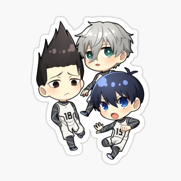 Blue Lock Anime Stickers for Sale