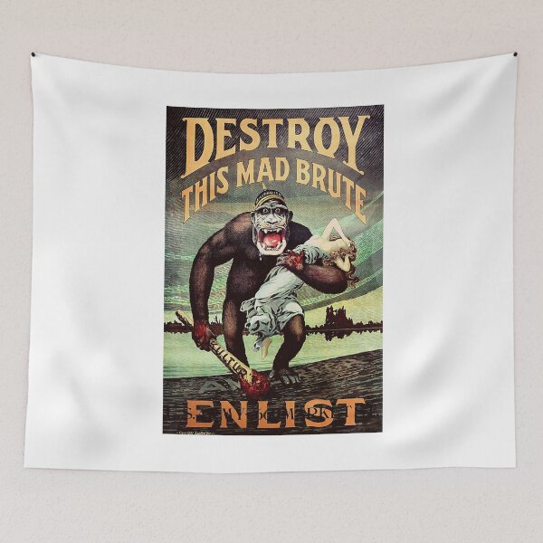 Item preview, Destroy this mad brute Enlist designed and sold by Dalipoe.