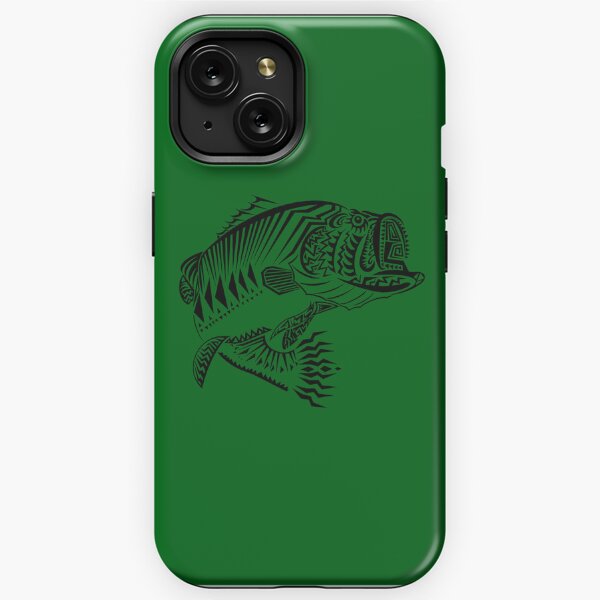 Segmented LARGEMOUTH BASS iPhone Case for Sale by gberglundludwig