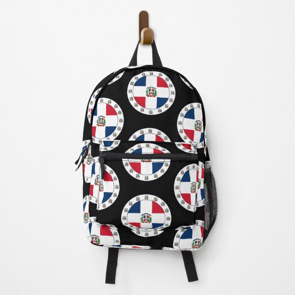 Item preview, Dominican Republic Flag Medallion with Emblem designed and sold by TrialNError.