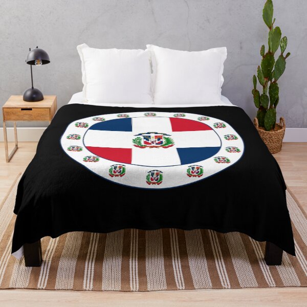 Item preview, Dominican Republic Flag Medallion with Emblem designed and sold by TrialNError.