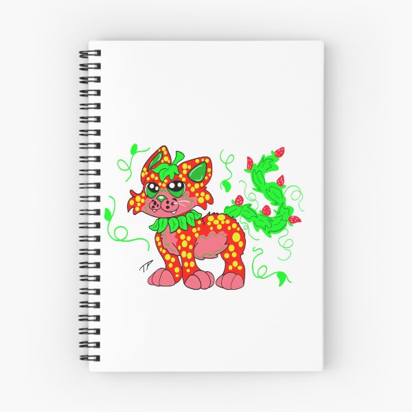 Item preview, Strawberry Kitty  designed and sold by PawsAnJaws.
