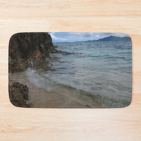 Item preview, Gentle Beach Wave and Rock Formations designed and sold by Bernsberry Illustrations.