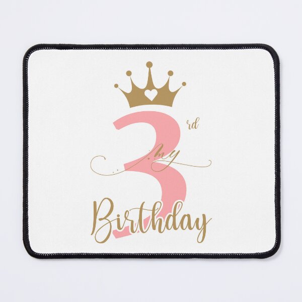 Item preview, 3rd Birthday for Girl designed and sold by PixMe.