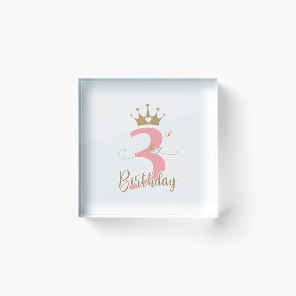 Item preview, 3rd Birthday for Girl designed and sold by PixMe.