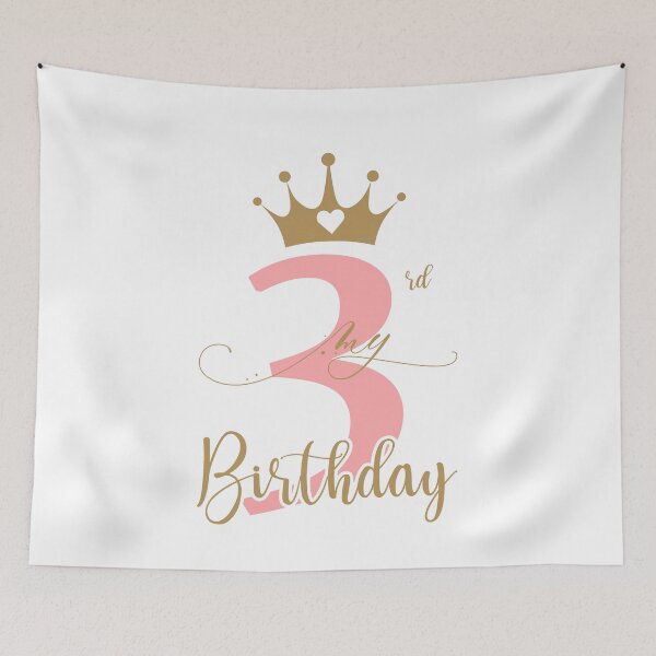 Item preview, 3rd Birthday for Girl designed and sold by PixMe.