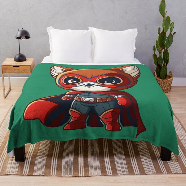 Item preview, Red Panda Superhero designed and sold by shashtopia.