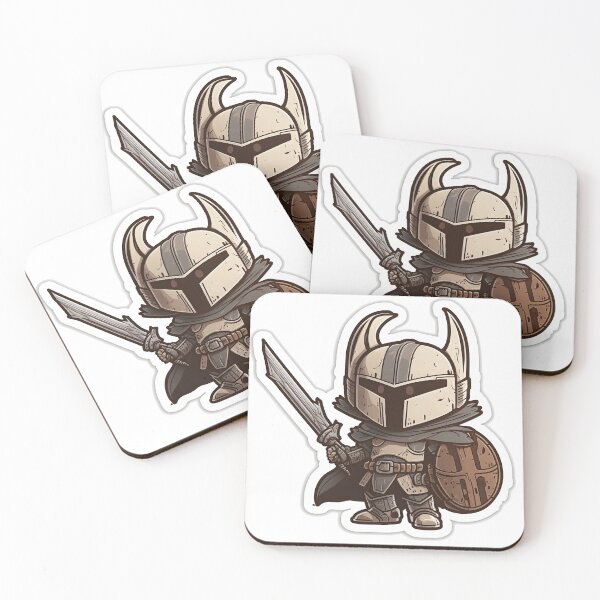 Item preview, Cartoo Knight With Sword And Shield designed and sold by illusionbrain.