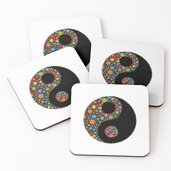 Item preview, Floral Yin Yang designed and sold by Maddie4Real.