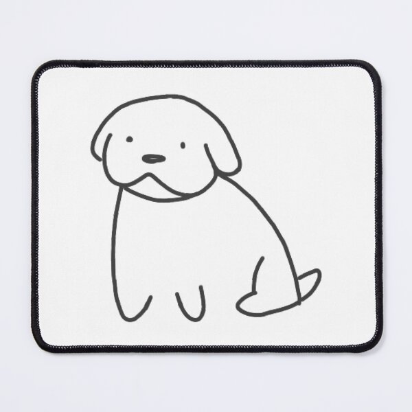 Item preview, Badly drawn dog designed and sold by EveisnotanEevee.
