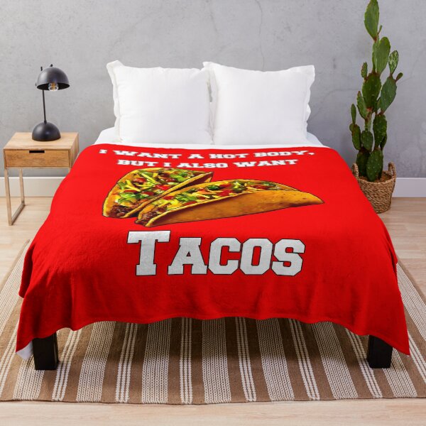 Item preview, Funny Taco Lover I Want A Hot Body, But I Also Want Tacos designed and sold by fantasticdesign.