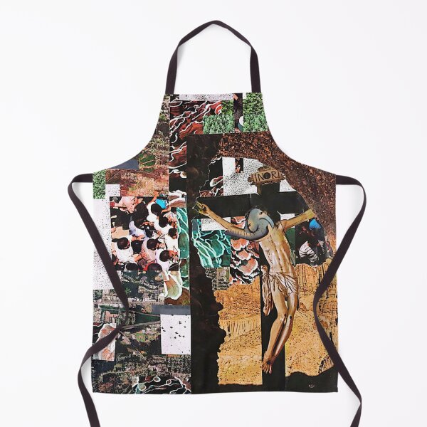 Aperçu de l'œuvre Collage Jésus ivoire créée et vendue par ThePettyDetails.