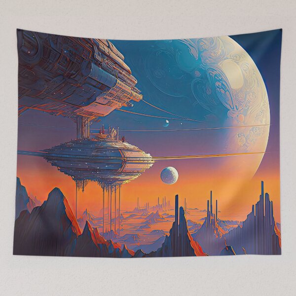 Item preview, Futuristic and Tranquil Outer Space designed and sold by SeedDesign.
