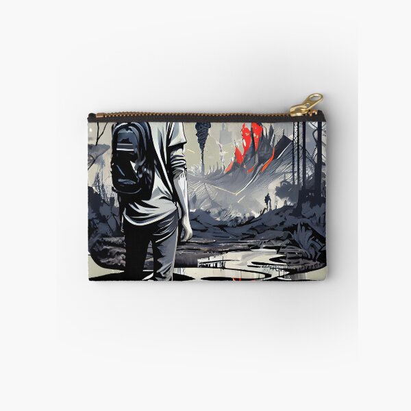 Item preview, man_from_the_back_looking_at_a_landscape_apocalypse2 designed and sold by digitalbrosse.