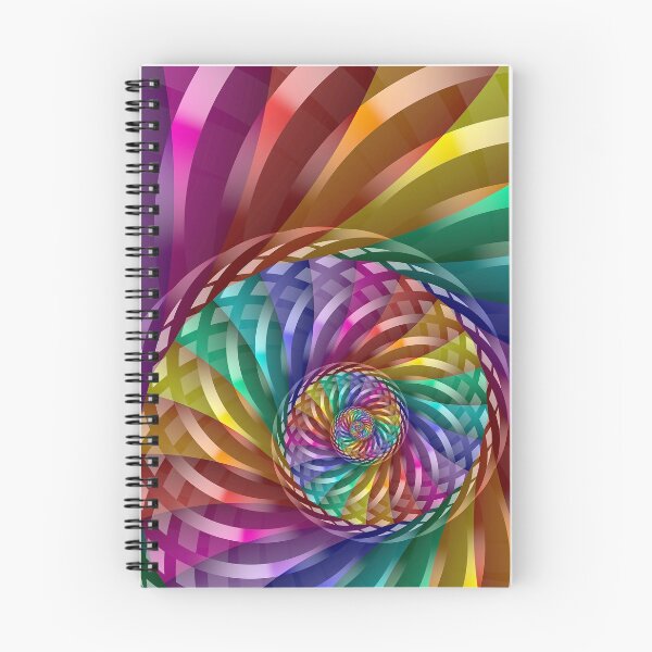 Item preview, Metallic Rainbow Abstract Art Spiral Fractal Pride LGBTQ designed and sold by Pam Blackstone.