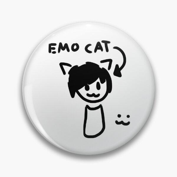 Item preview, emo cat designed and sold by 5RCreations.