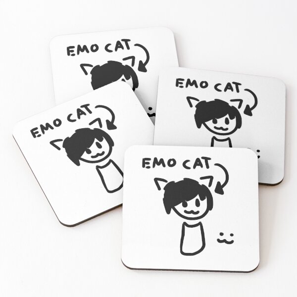Item preview, emo cat designed and sold by 5RCreations.