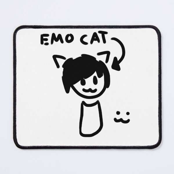 Item preview, emo cat designed and sold by 5RCreations.