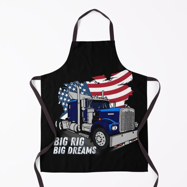 Item preview, Big Rig Big Dreams USA 18 Wheeler Trucker American Flag Transport Driver Over The Road Hauler Trucking designed and sold by CarantinedChaos.