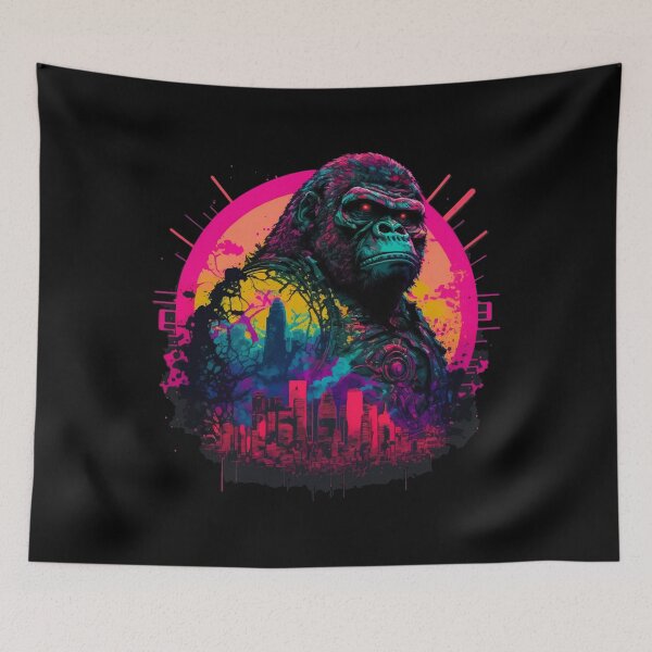 Artikelvorschau, Der furchtlose Gorilla entworfen und verkauft von Colorful Dreams.