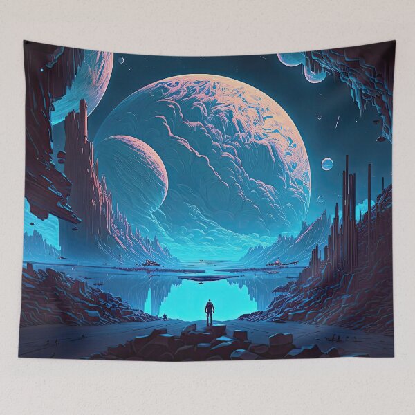 Item preview, Futuristic and Tranquil Outer Space designed and sold by SeedDesign.