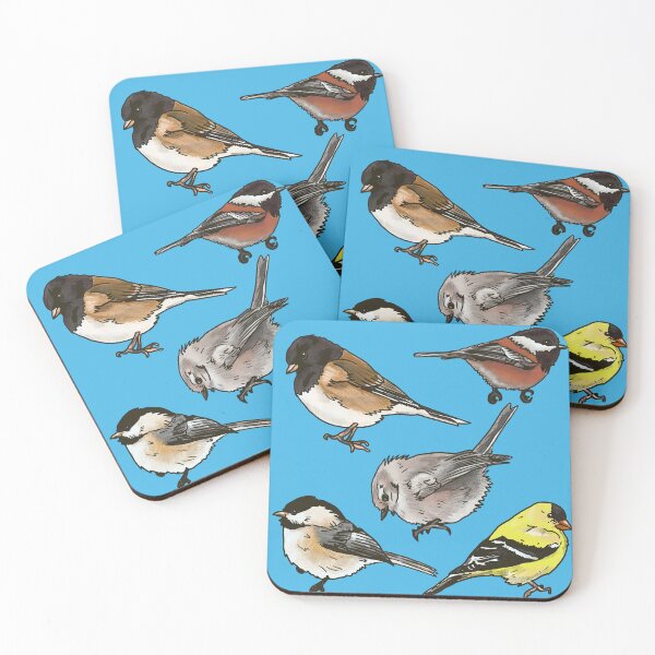 Item preview, Birds on Blue designed and sold by Allison Campbell.