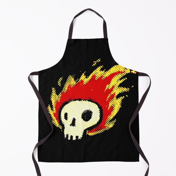 Item preview, flaming skull (shaky) designed and sold by RobotPizzaGuy.