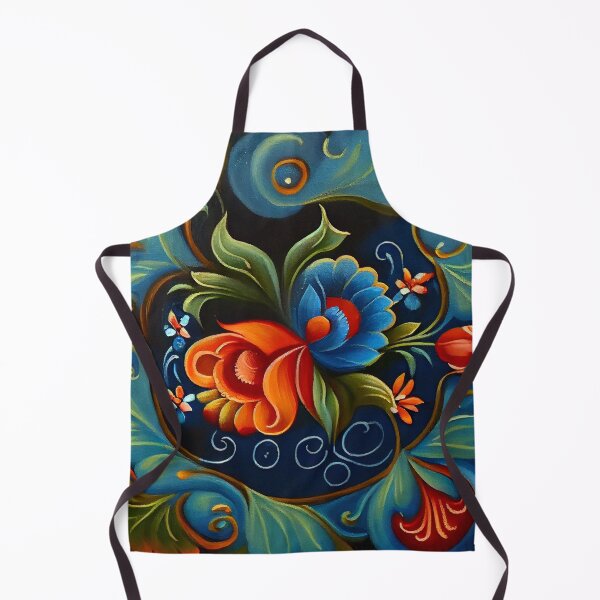 Item preview, Norwegian Rosemaling-Oil On Canvas designed and sold by Gypsykiss.