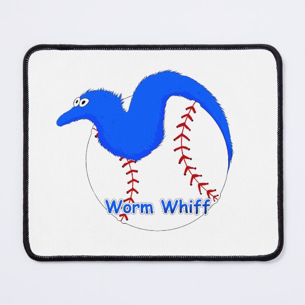 Item preview, Baseball Worm on a String (blue) designed and sold by SharpArtemis.