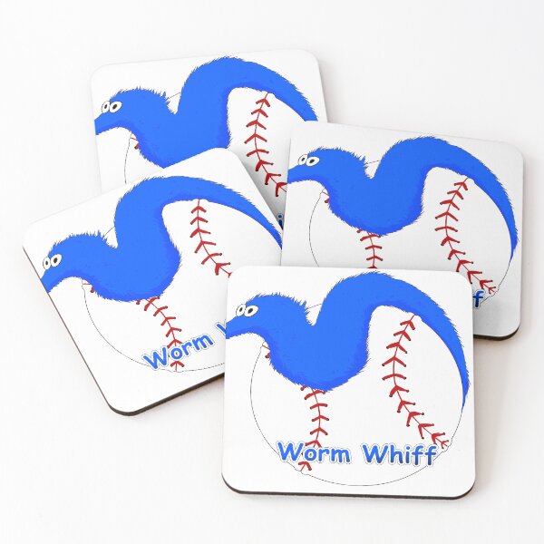 Item preview, Baseball Worm on a String (blue) designed and sold by SharpArtemis.