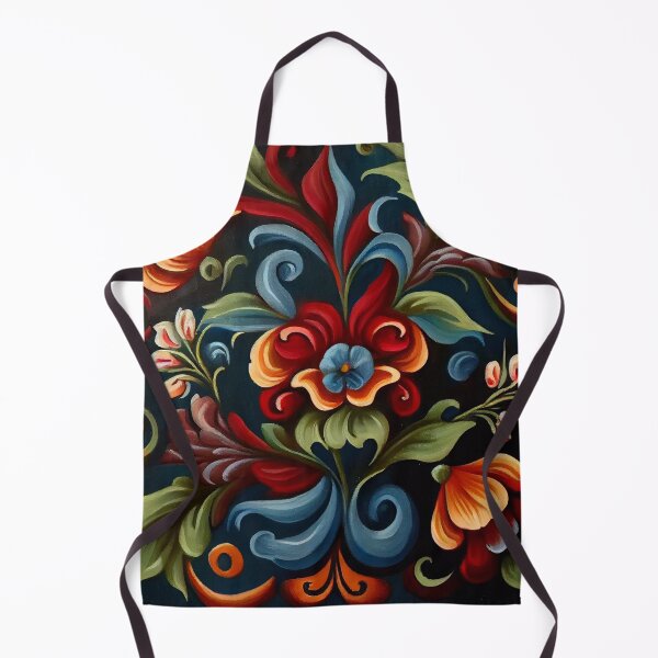 Item preview, Norwegian Rosemaling-Oil On Canvas #3 designed and sold by Gypsykiss.