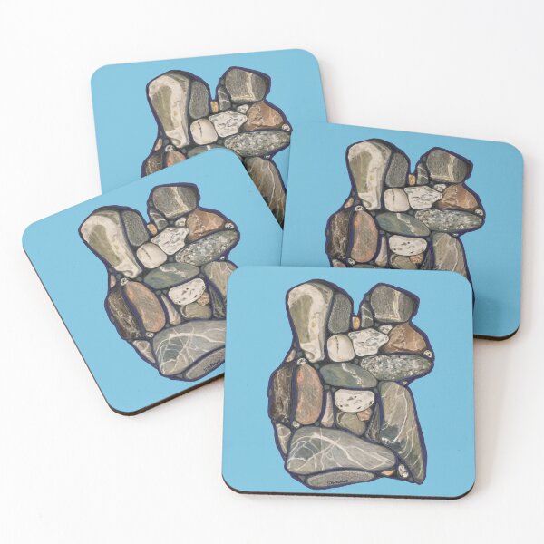 Item preview, Safely On Your Shoulder Rock Art designed and sold by JDFehlauer.