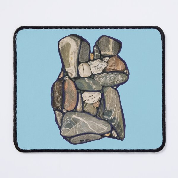 Item preview, Safely On Your Shoulder Rock Art designed and sold by JDFehlauer.