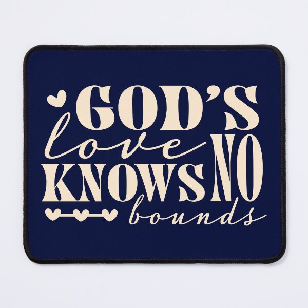 Item preview, God’s Love Knows No Bounds - Cream designed and sold by L-Designz.