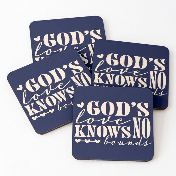 Item preview, God’s Love Knows No Bounds - Cream designed and sold by L-Designz.