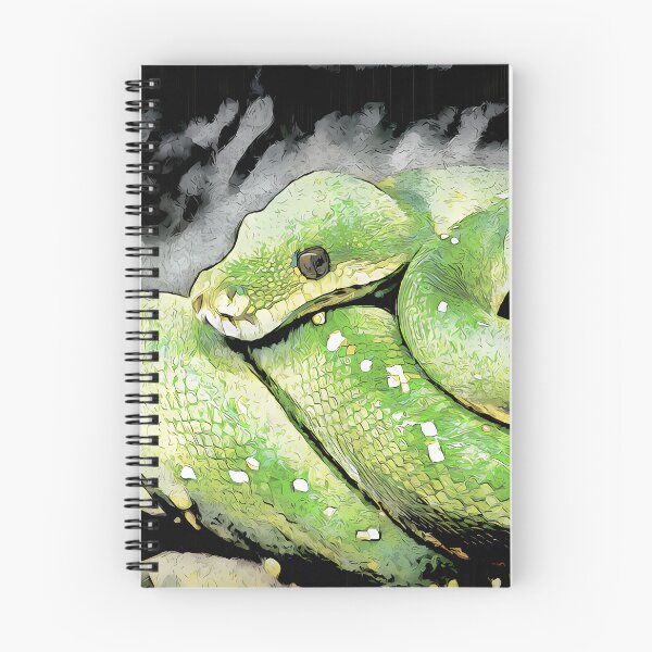 Item preview, Green Tree Python In Comic Book Style Design designed and sold by Heathermarie321.