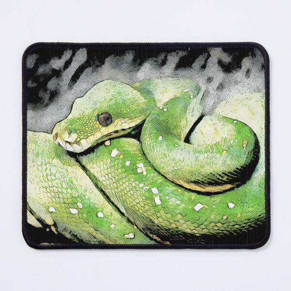 Item preview, Green Tree Python In Comic Book Style Design designed and sold by Heathermarie321.