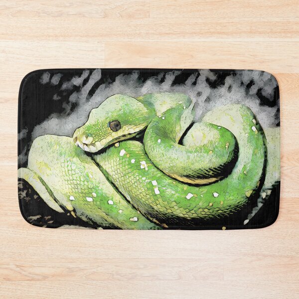 Item preview, Green Tree Python In Comic Book Style Design designed and sold by Heathermarie321.