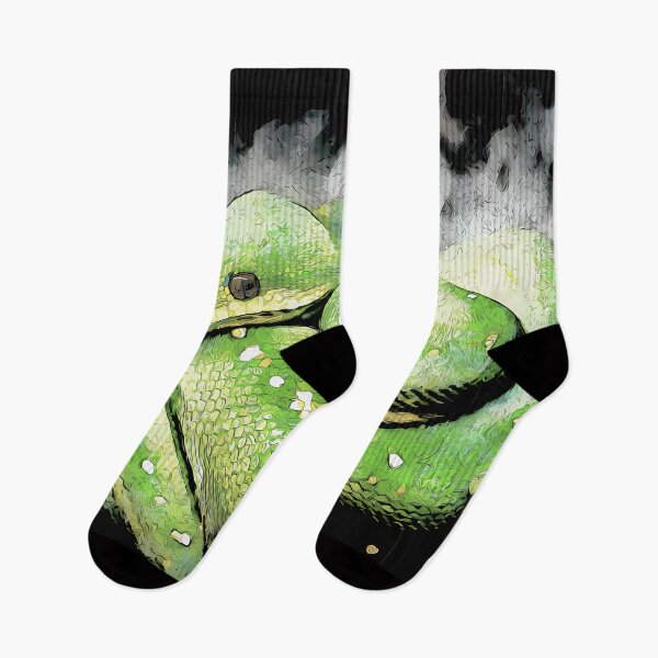 Item preview, Green Tree Python In Comic Book Style Design designed and sold by Heathermarie321.