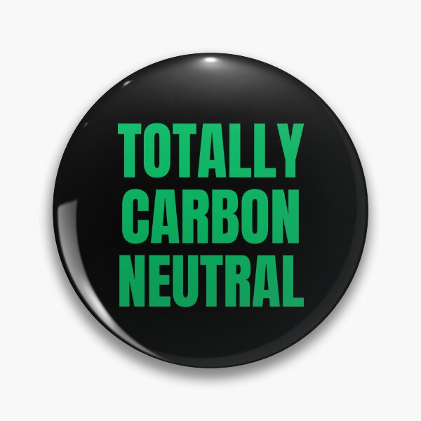 Item preview, Totally Carbon Neutral | Carbon Footprint designed and sold by FunnyFactDesign.