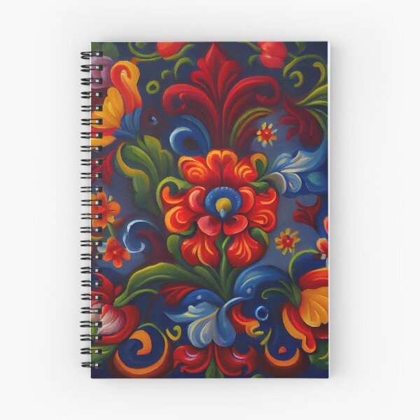 Item preview,  Norwegian Rosemaling-Oil On Canvas #4 designed and sold by Gypsykiss.