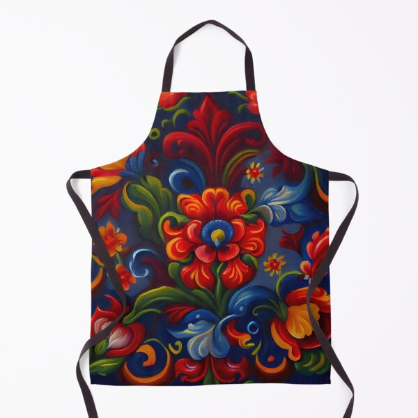 Item preview, Norwegian Rosemaling-Oil On Canvas #4 designed and sold by Gypsykiss.