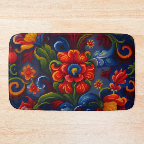 Item preview,  Norwegian Rosemaling-Oil On Canvas #4 designed and sold by Gypsykiss.