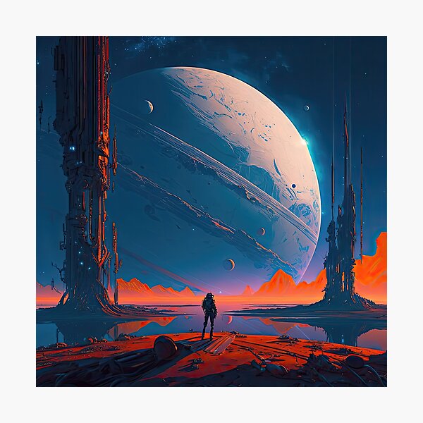 Item preview, Futuristic and Tranquil Outer Space designed and sold by SeedDesign.